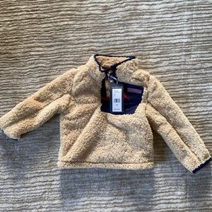 Vineyard vines boys 2T Sherpa quarter pullover
